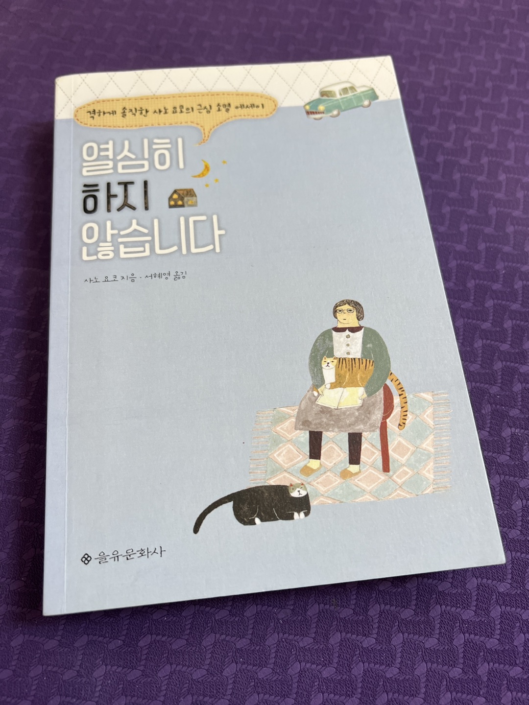 Korean book - 열심히 하지 않습니다