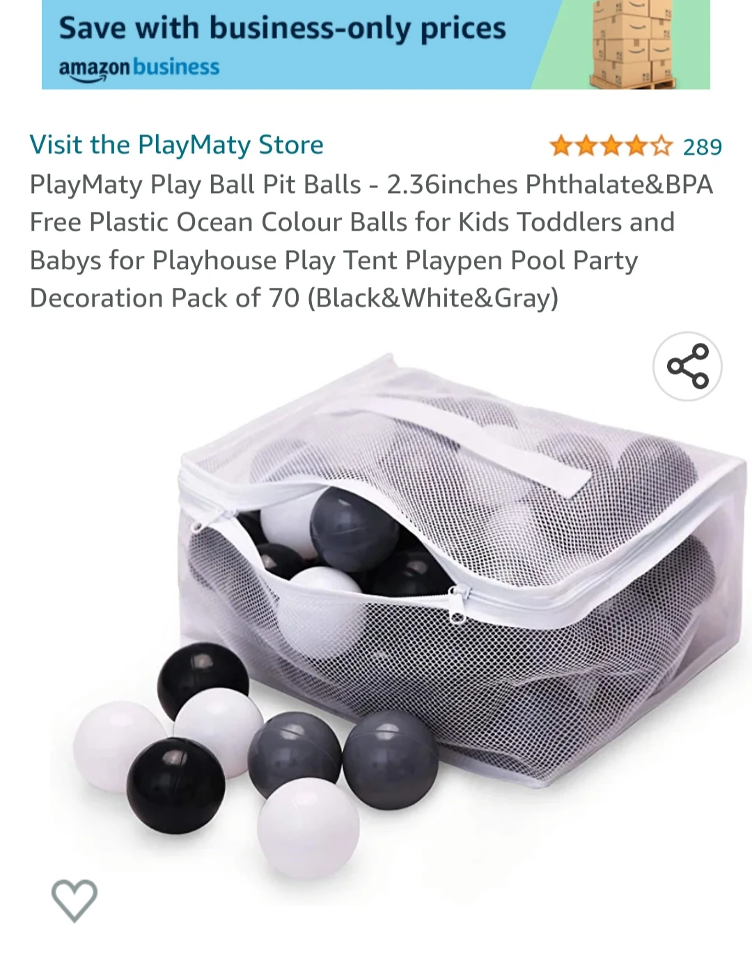 Pit balls play balls for babies, toddlers and kids (70 balls) - photo 3