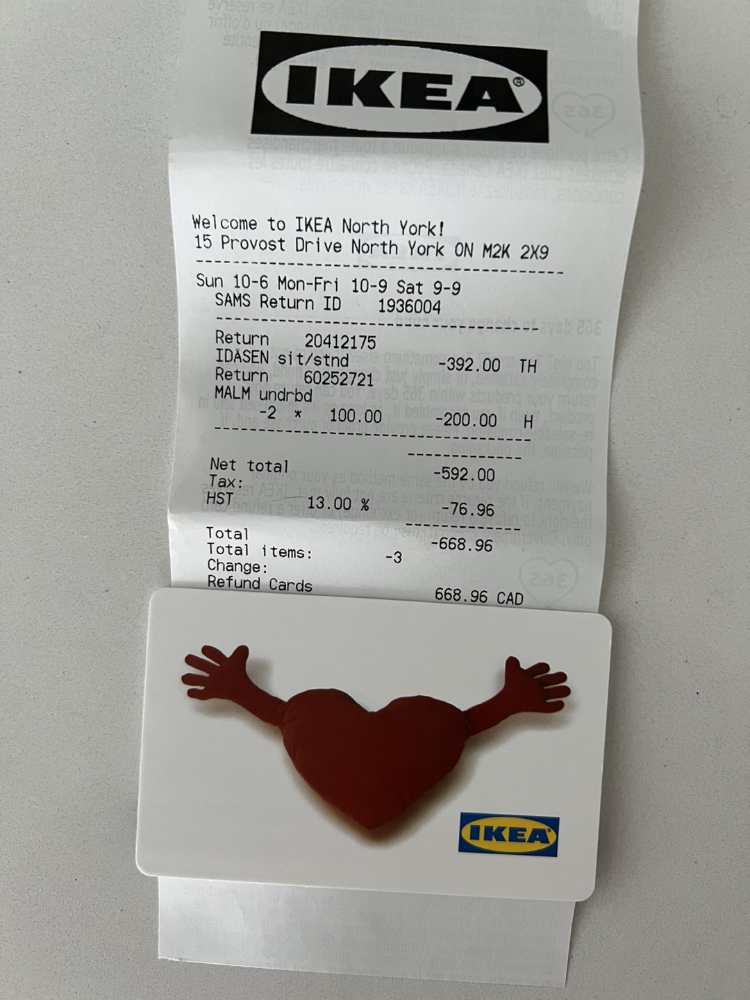 Ikea gift card