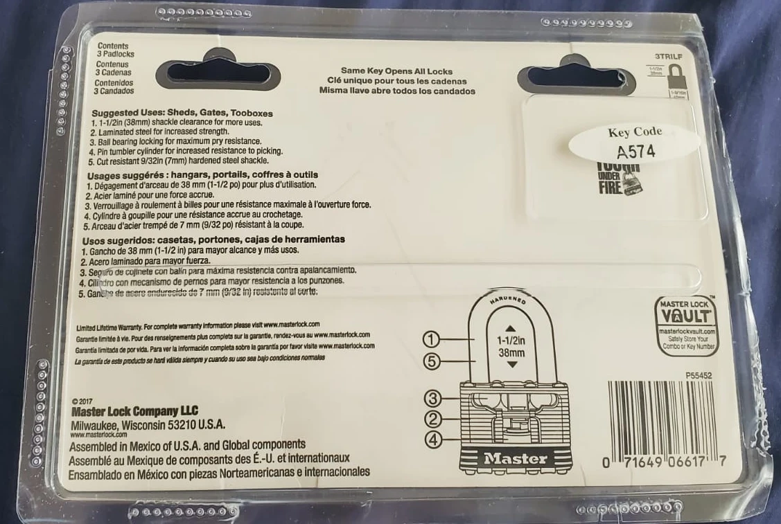 Master Locks for sale - photo 3