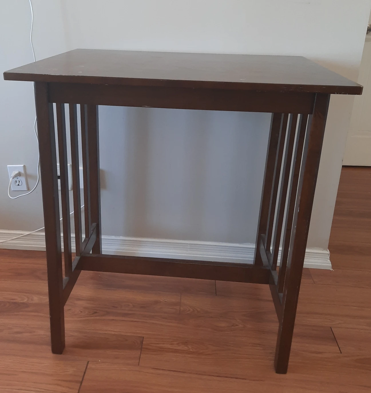 wooden table