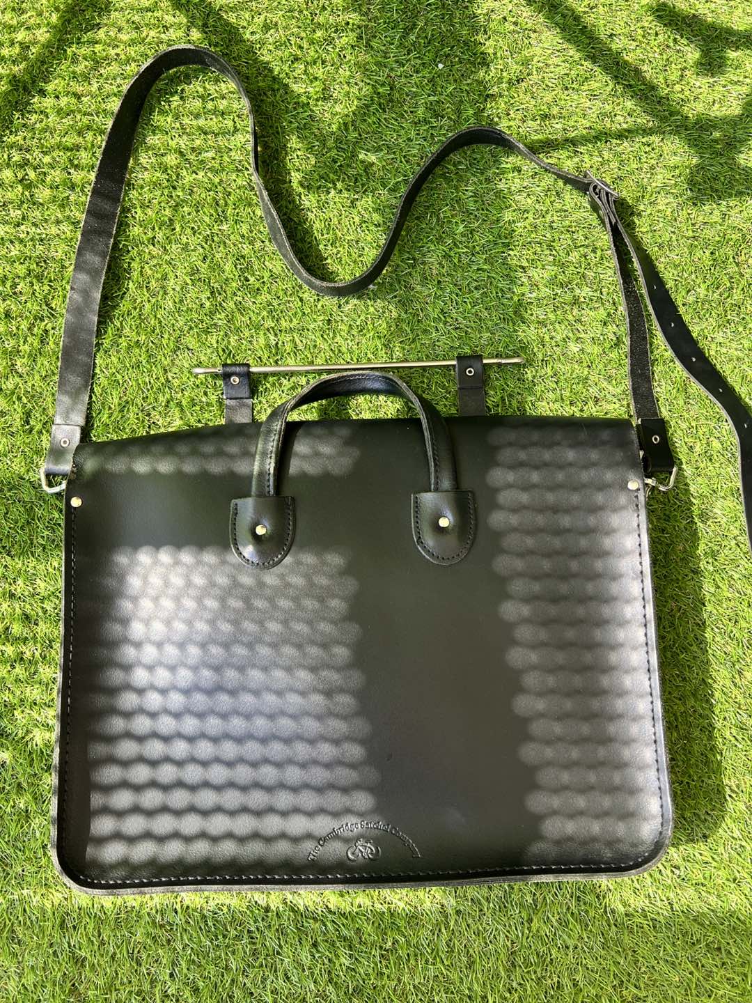 Black Leather Satchel Bag - photo 3