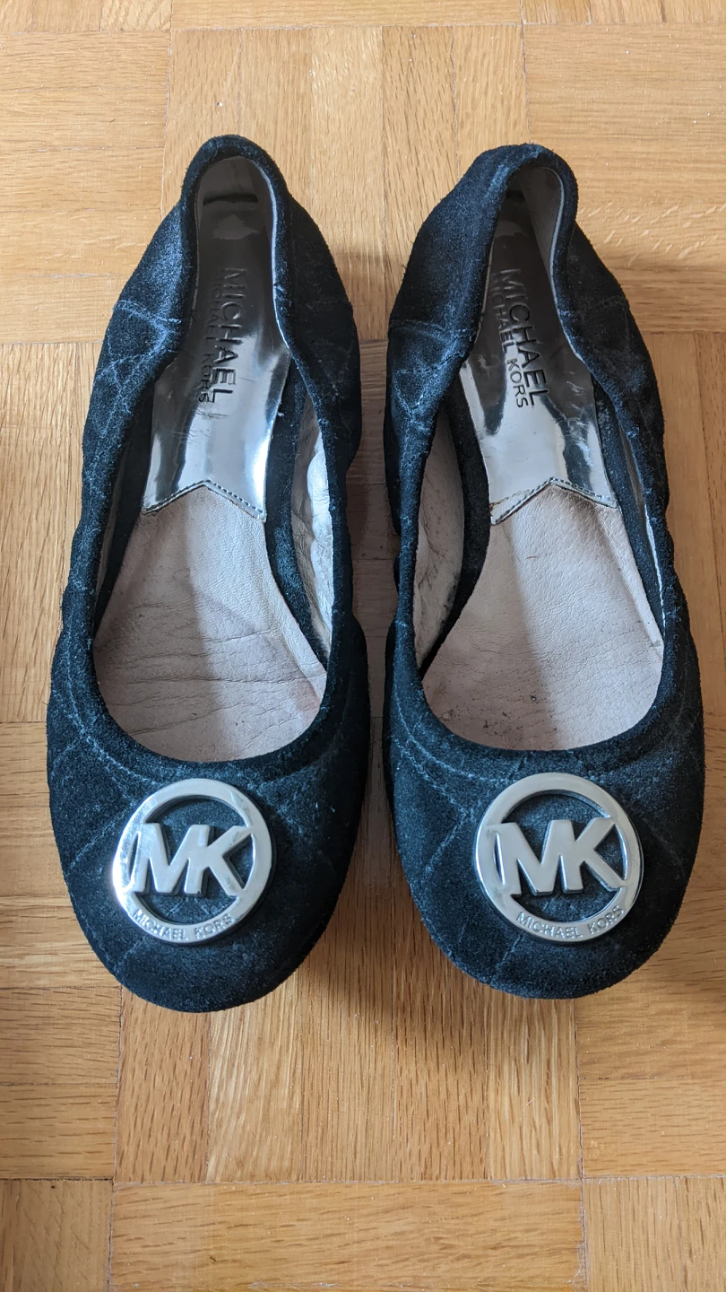 Michael Kors quilted ballet flats thumbnail