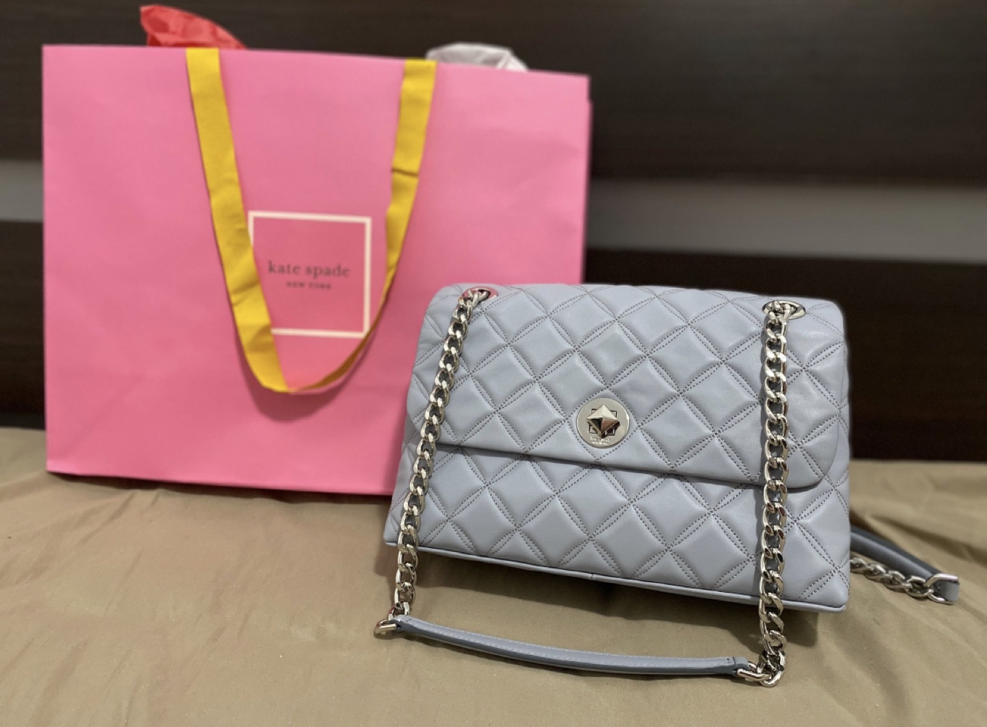 KATE SPADE NATALIA MEDIUM FLAP CROSSBODY SHOULDER LEATHER BAG thumbnail