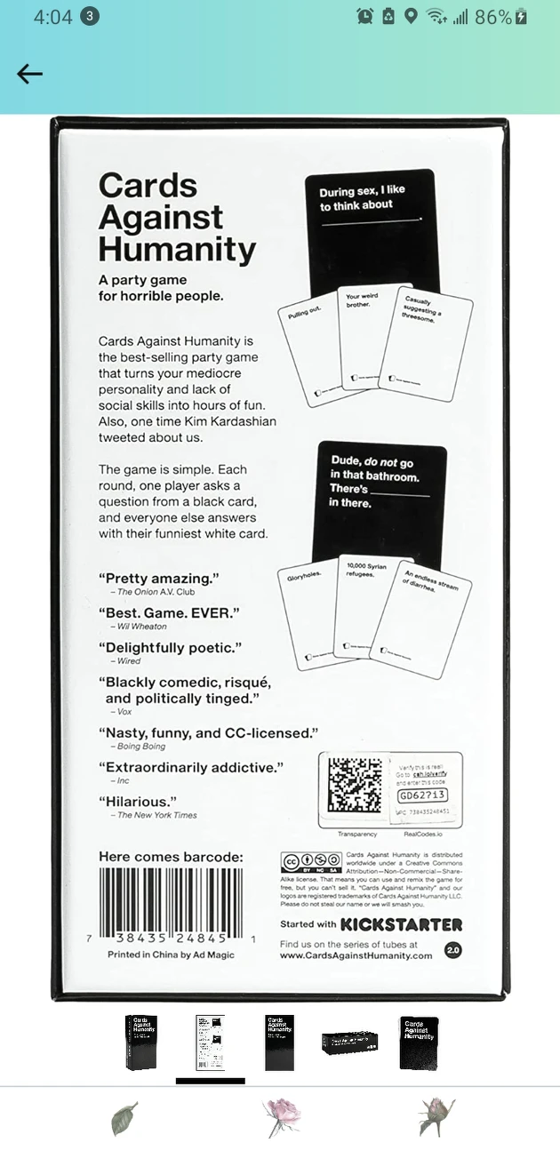 cards against humanity - photo 2