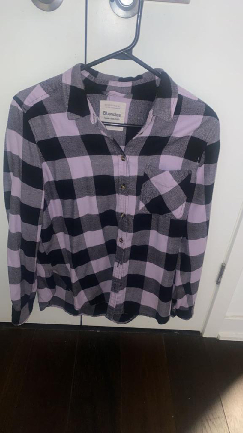 Blue notes checkered shirt thumbnail