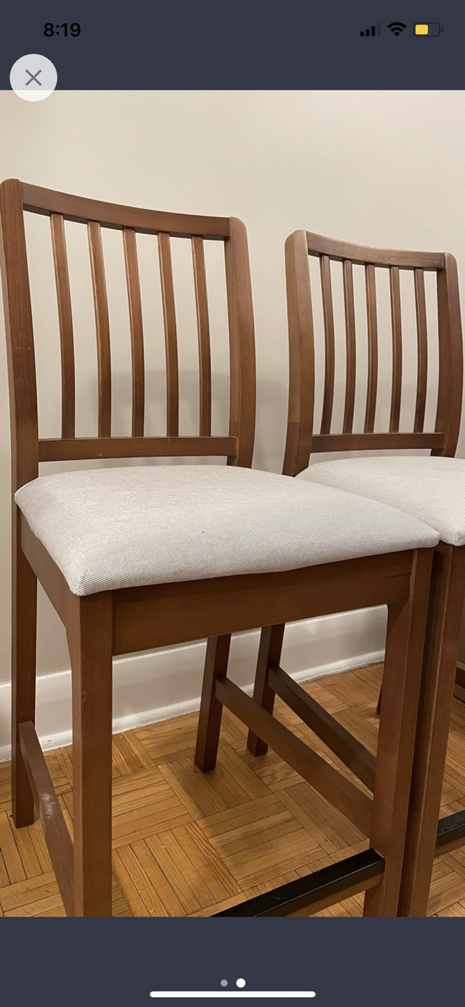 Two height chairs