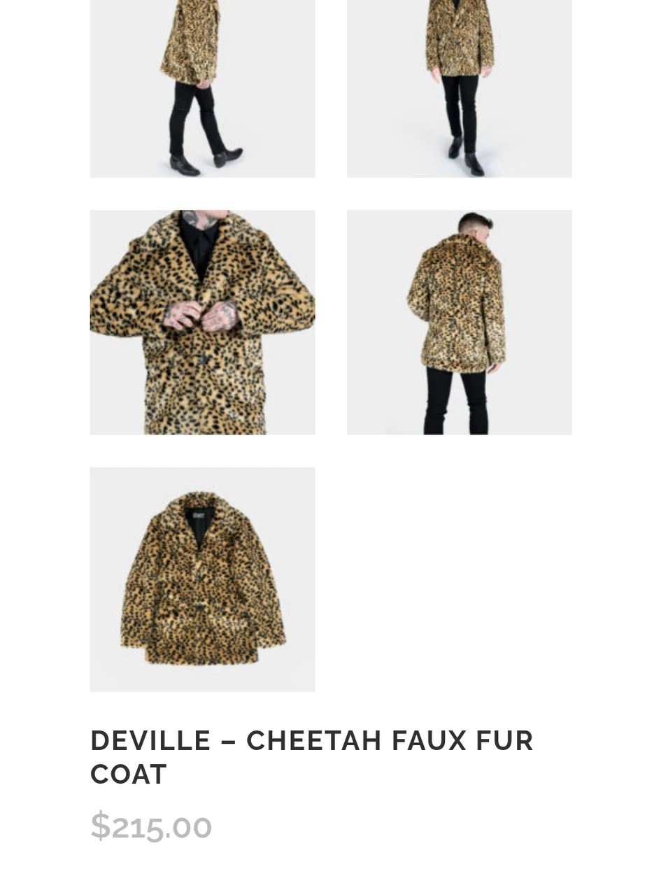 XL Leopard Print Coat - Straight To Hell image indicator(2)