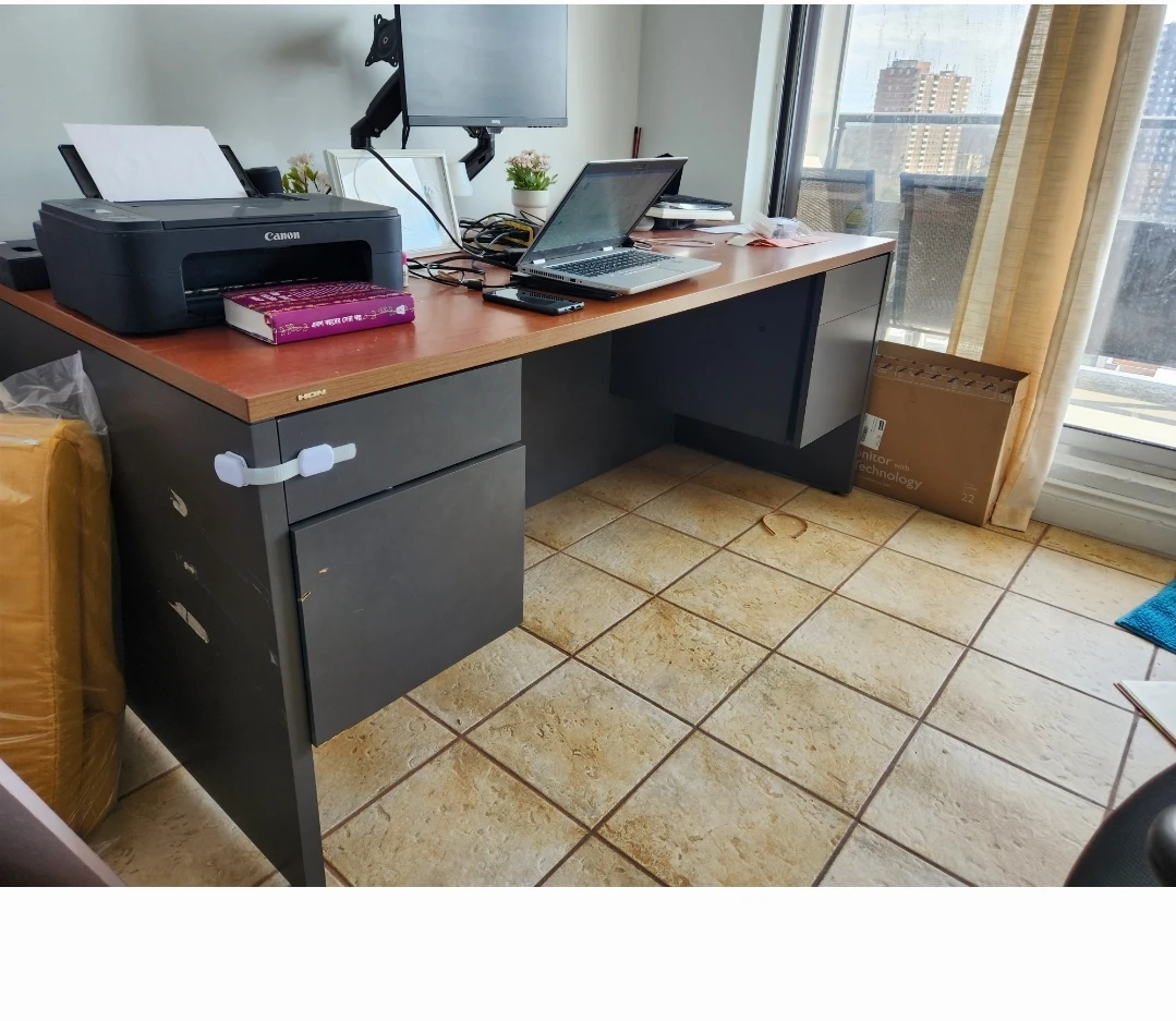 Real wood office desk
