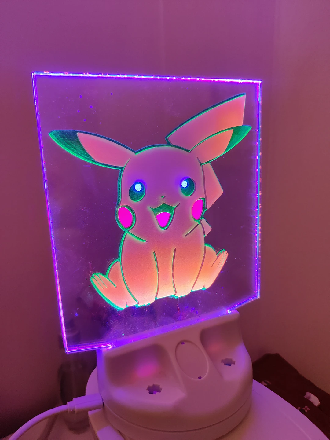 Pikachu light up led decor pokemon