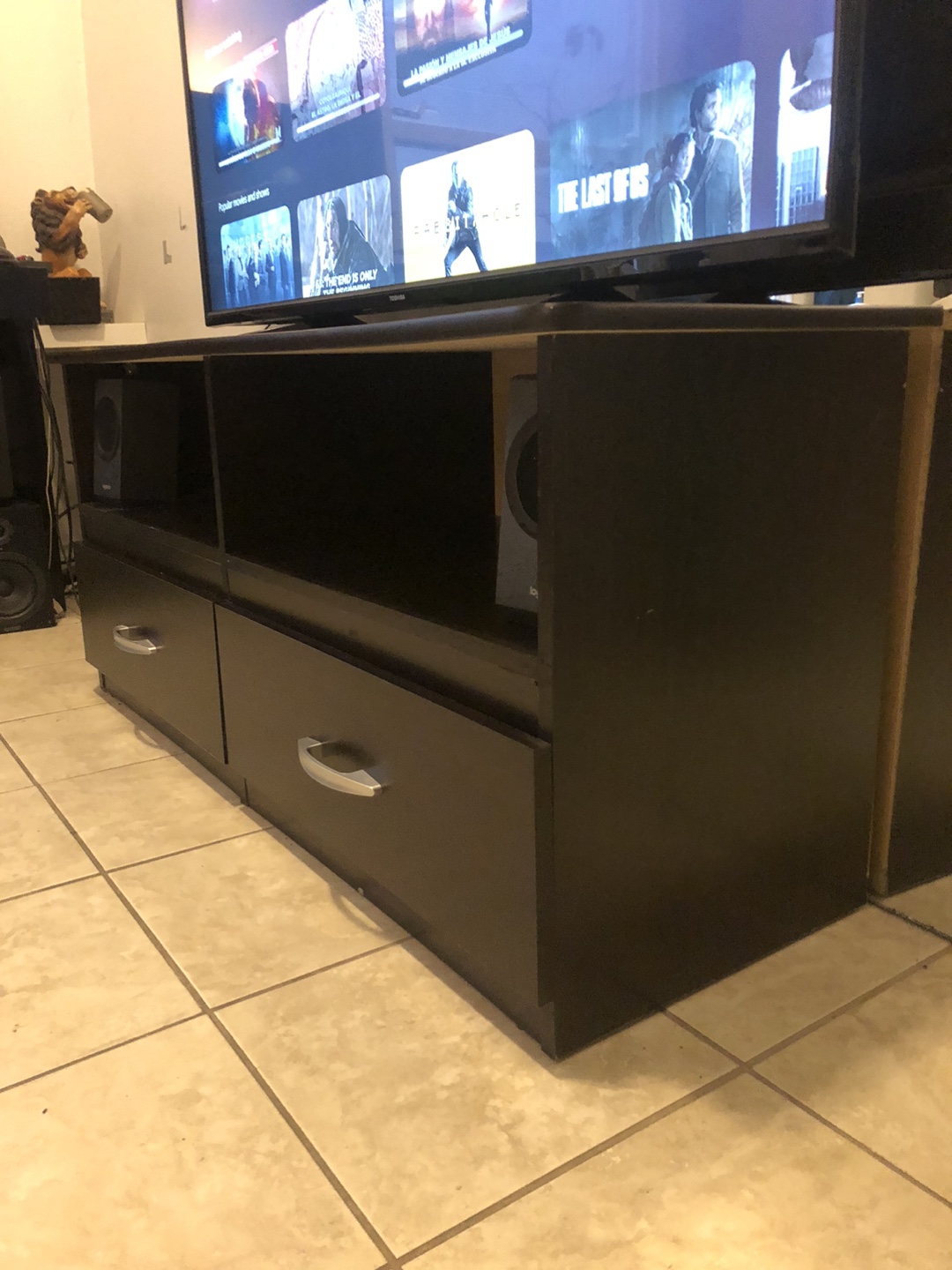 TV Unit - Dark brown - photo 2