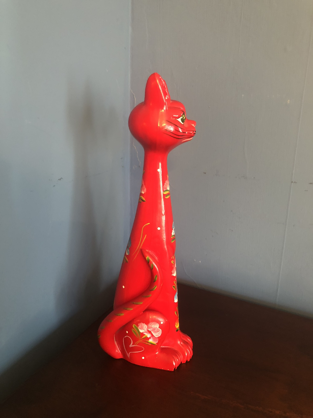 Vintage ceramic cat image indicator(2)