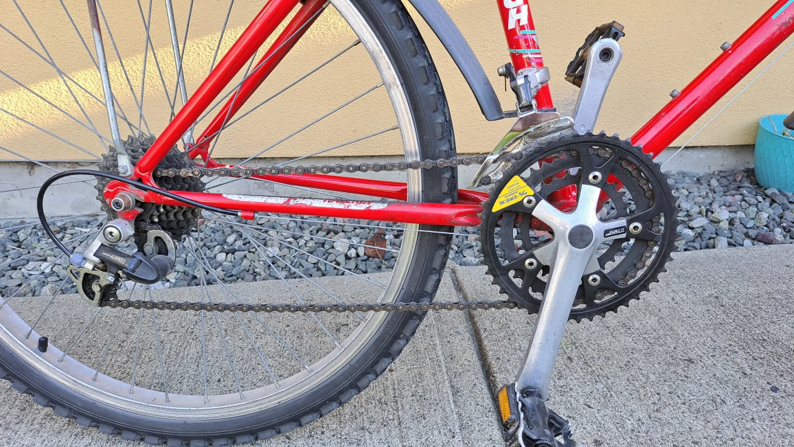 Raleigh Rocky Red Bike image indicator(7)