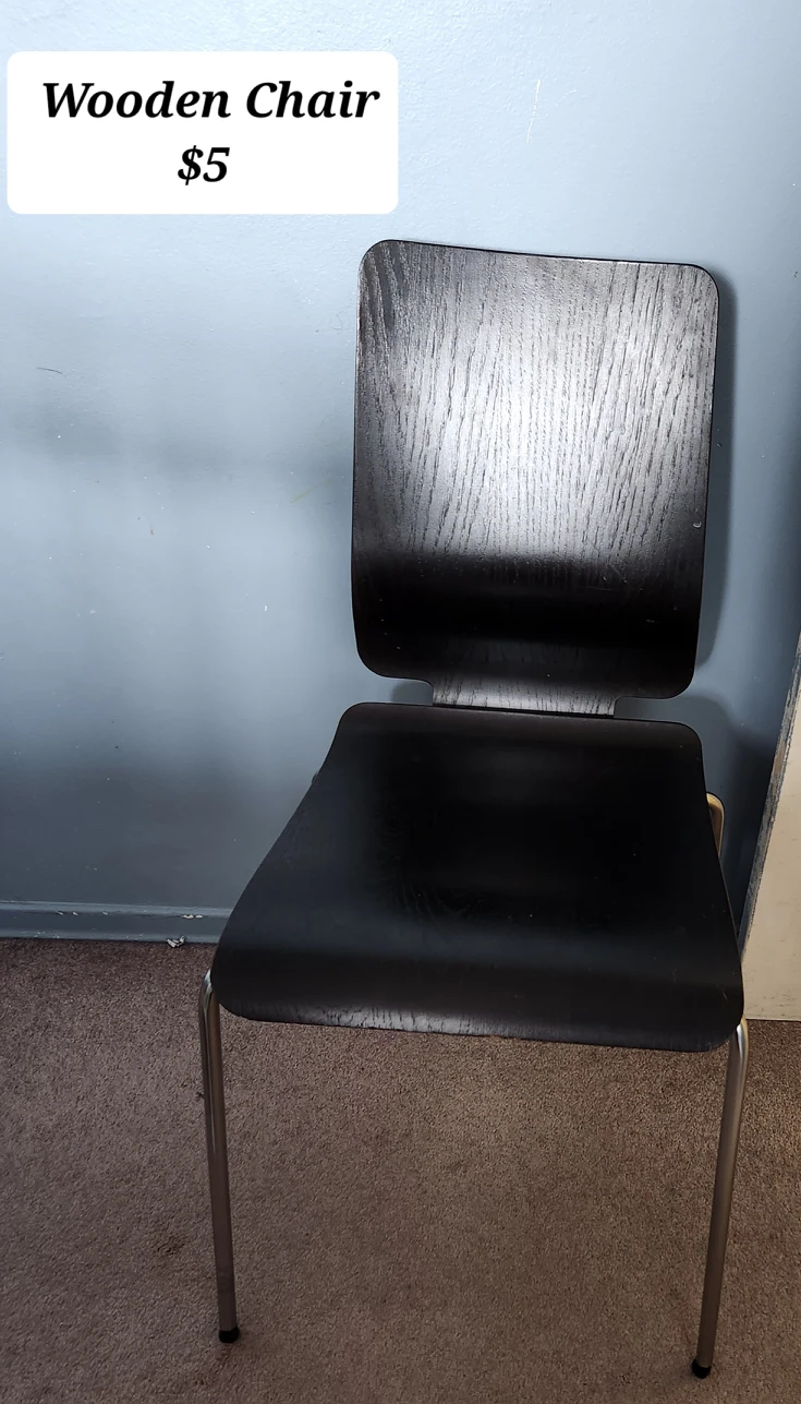 Wooden Chair - $5 thumbnail