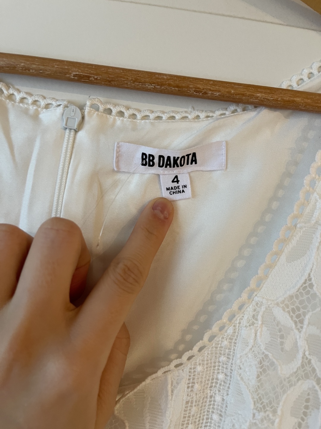 White midi dress (new) - photo 2