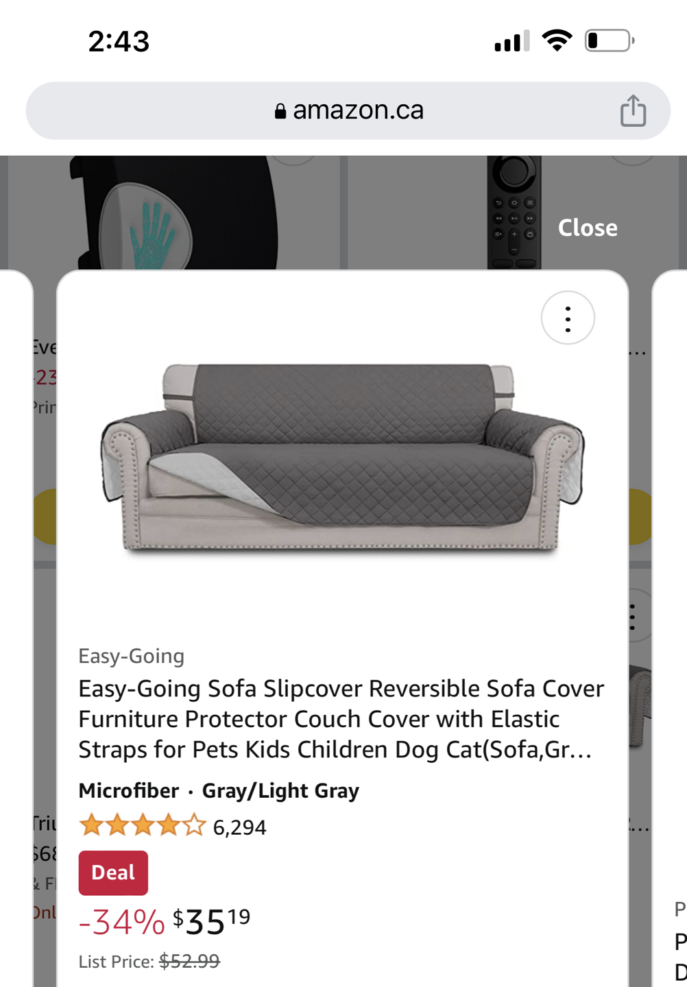 Three seats sofa cover