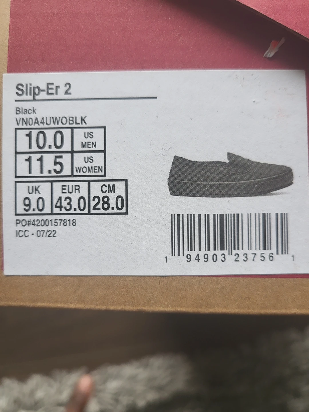 VANS SLIP-ER Unisex