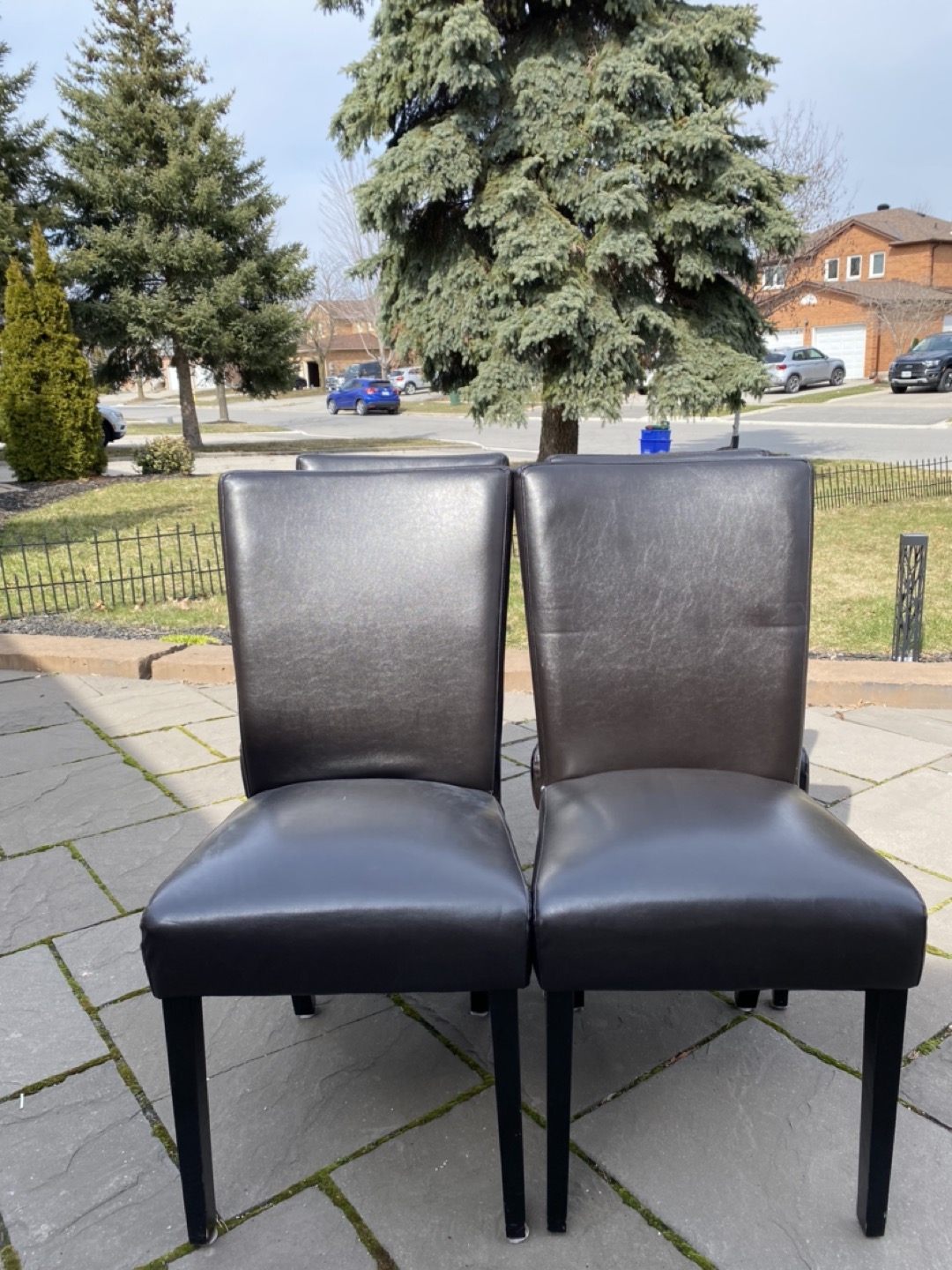 Faux Leather chairs