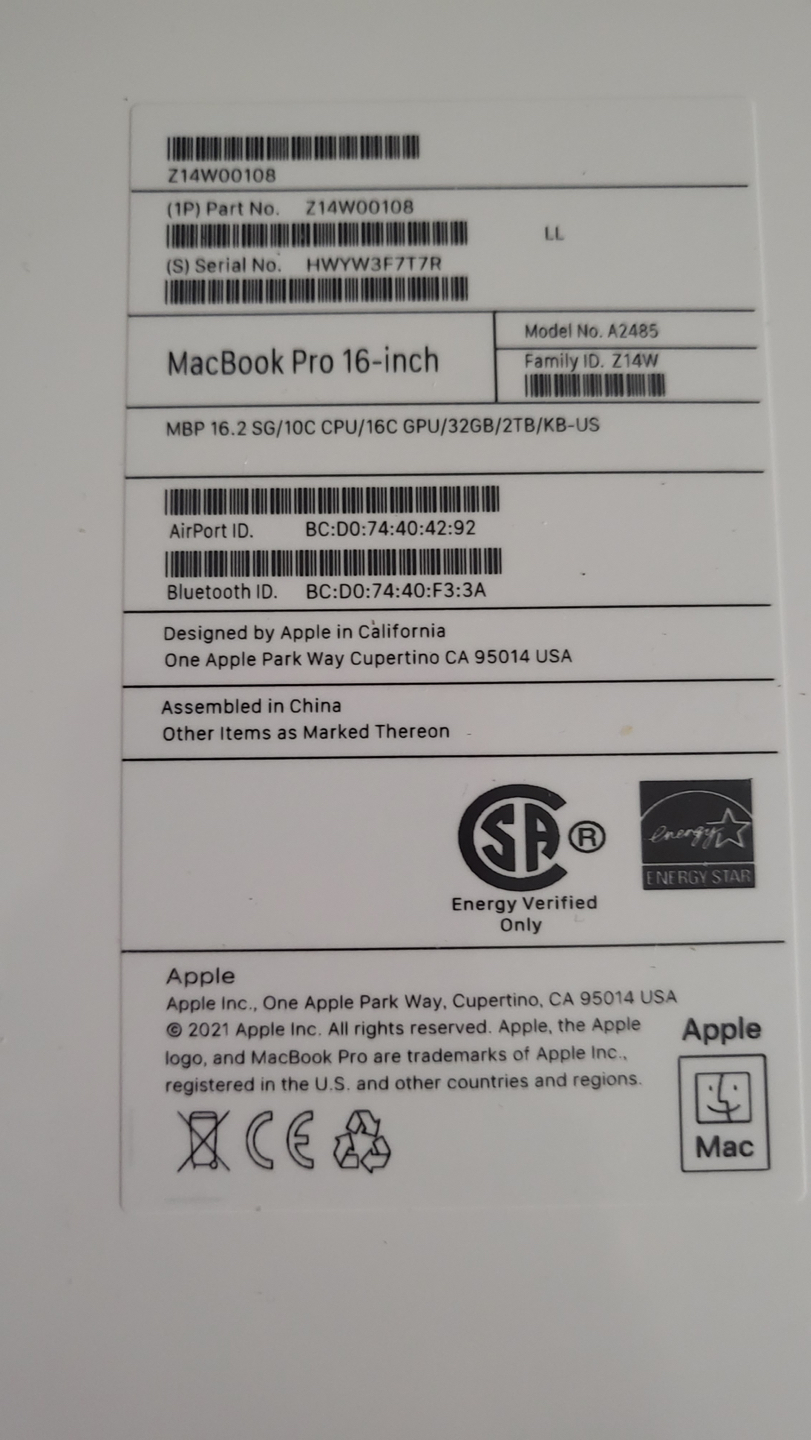 Brand new MacBook Pro box unopened - photo 3