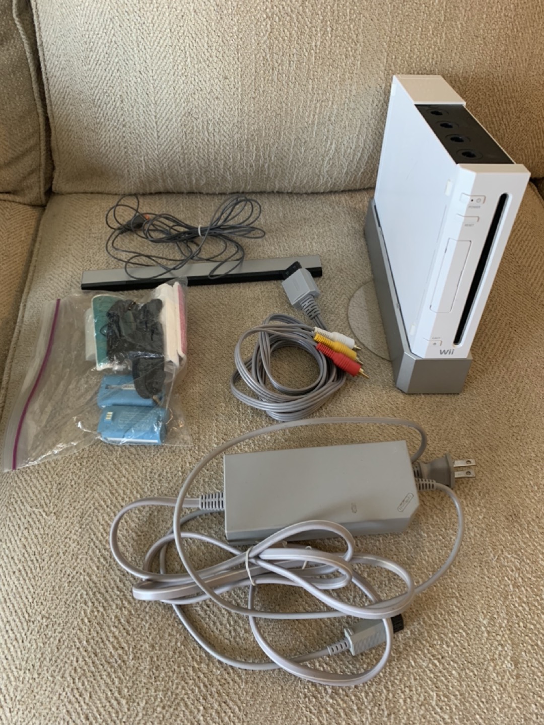 Nintendo Wii with Wii Fit Board & Controllers thumbnail