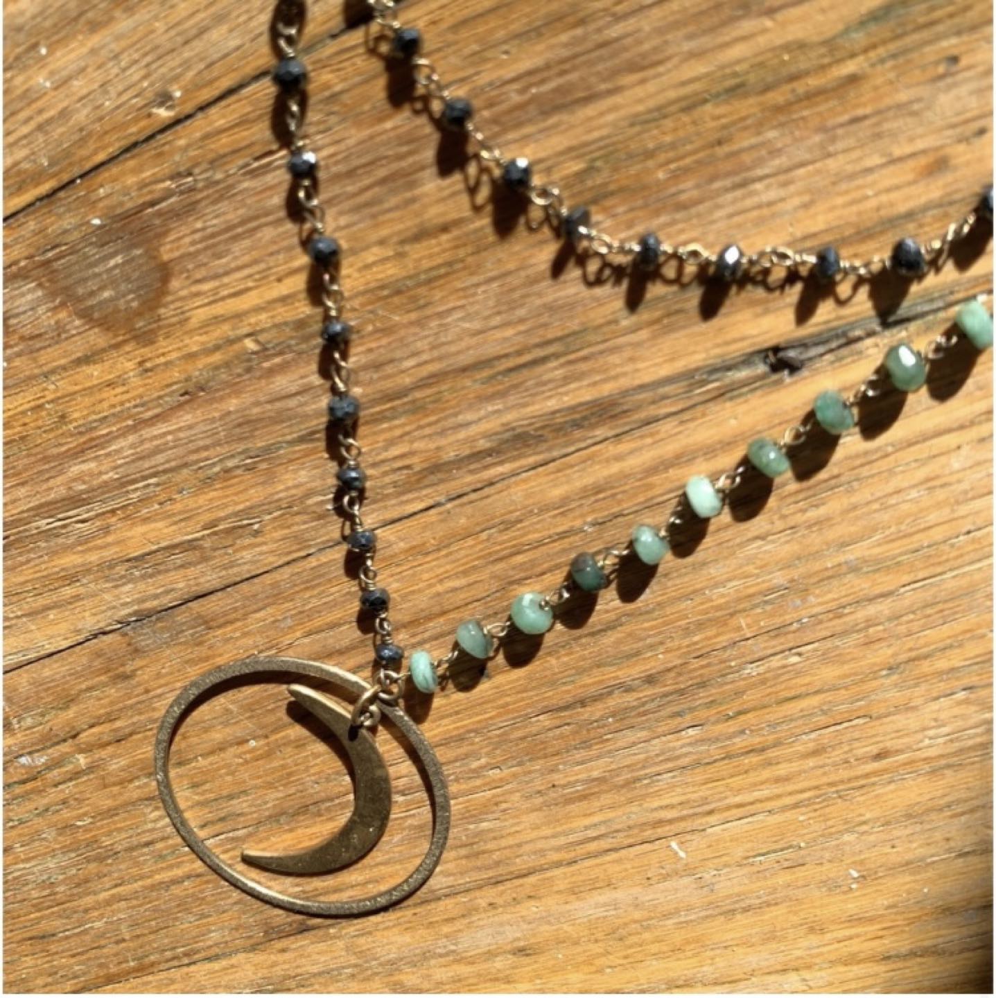 Vintage Boho Moon Necklace image indicator(7)