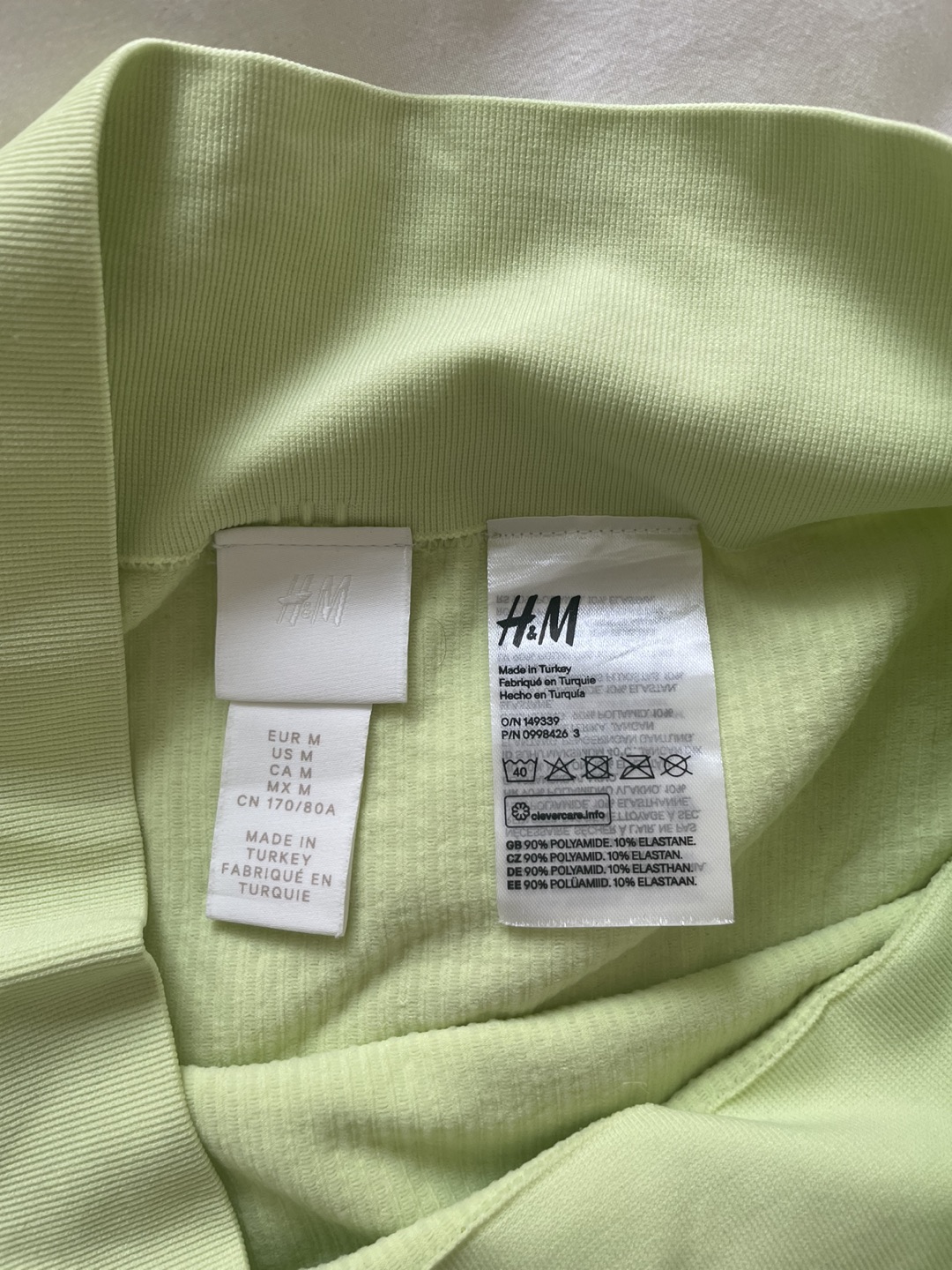 Green biker shorts - photo 2