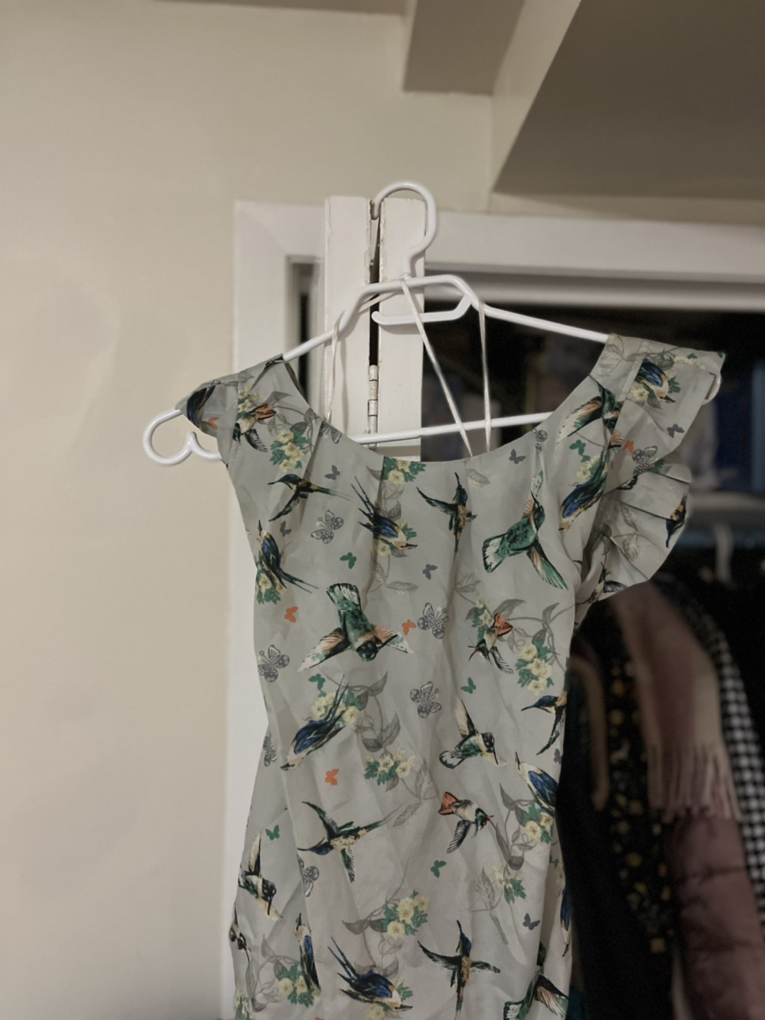 Flowy tank with Hummingbird print “Striking brand” thumbnail