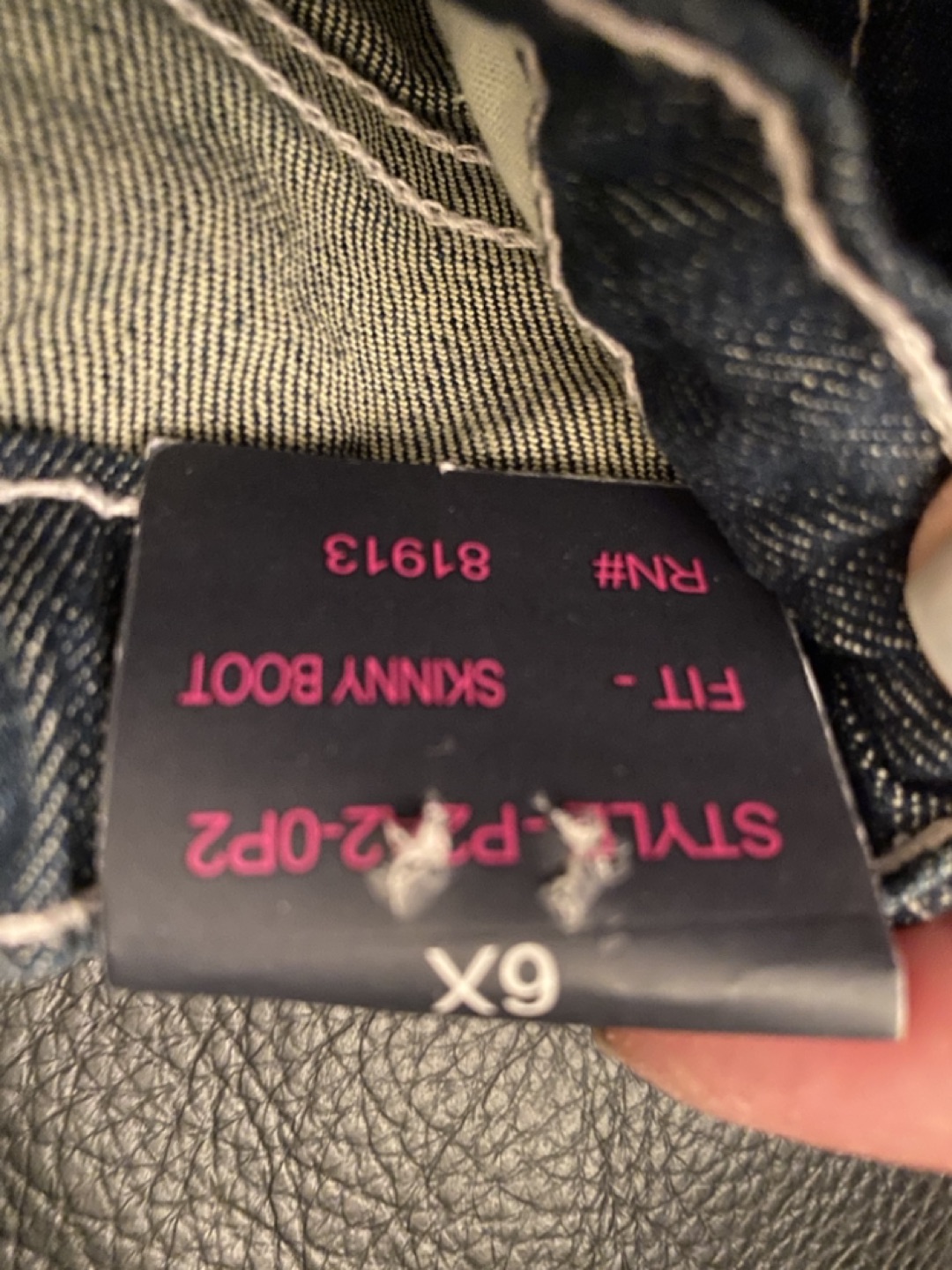 BNWT - Size 6x designer jeans image indicator(5)