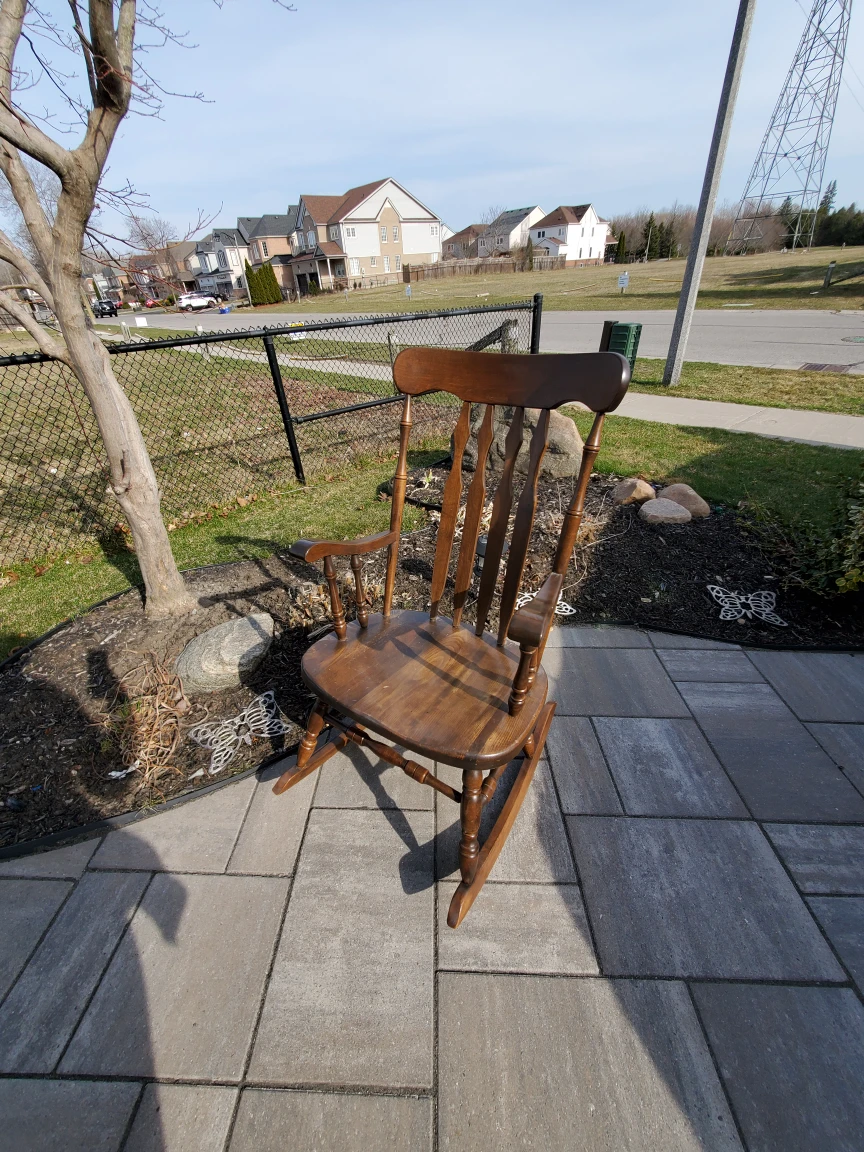 Wood Rocking Chair thumbnail