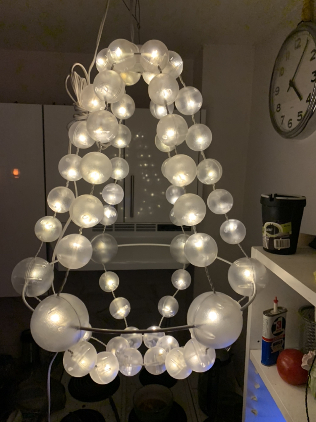 IKEA Glansa Snowball Chandelier thumbnail
