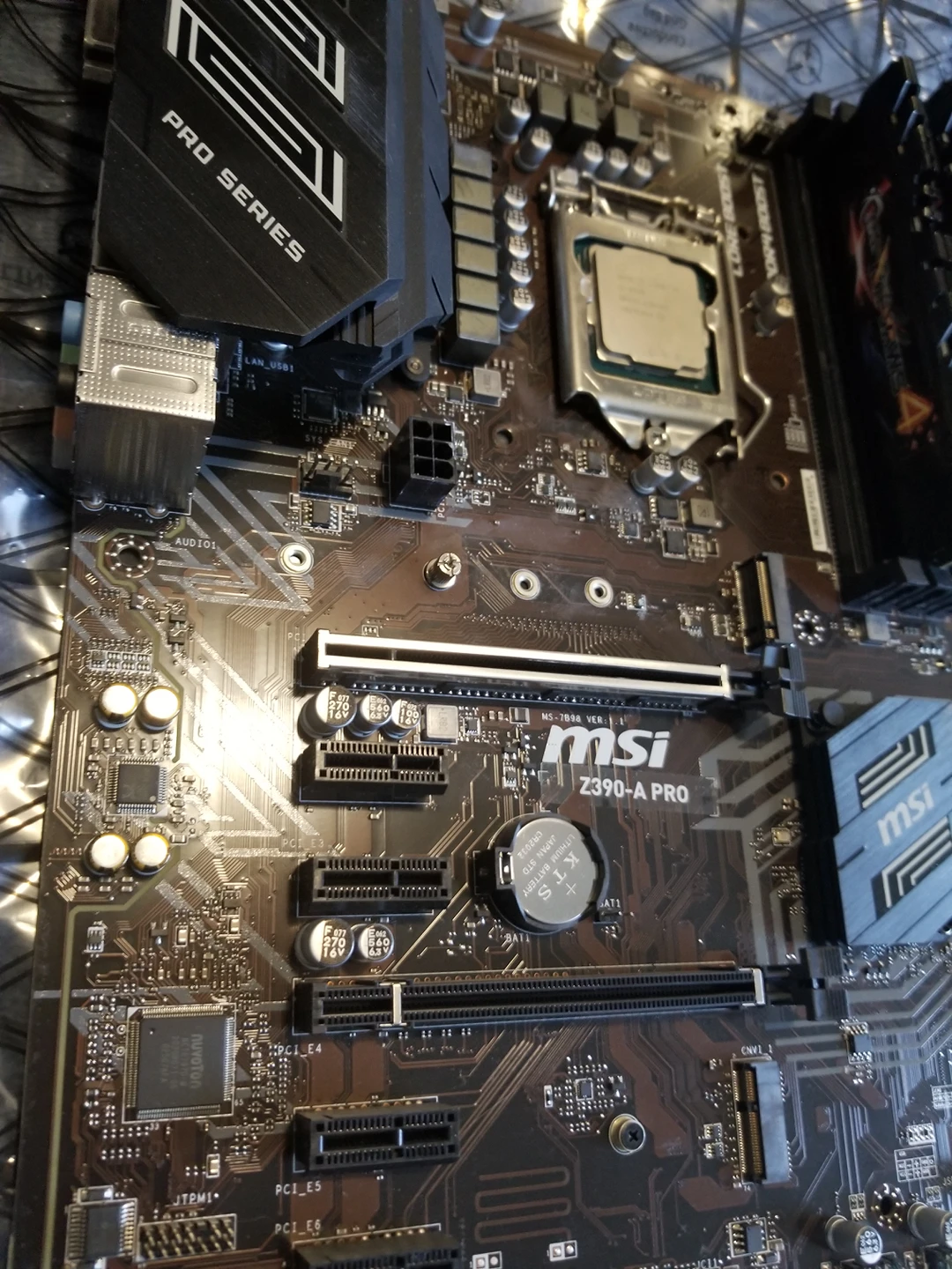 Msi Z390-A PRO motherboard with ram - photo 3