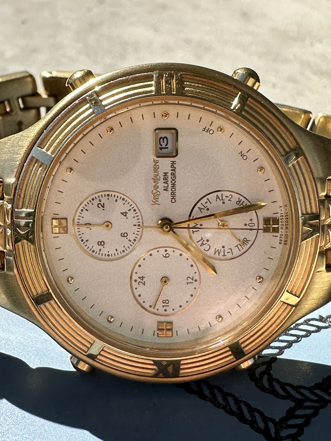 YSL chronograph watch thumbnail
