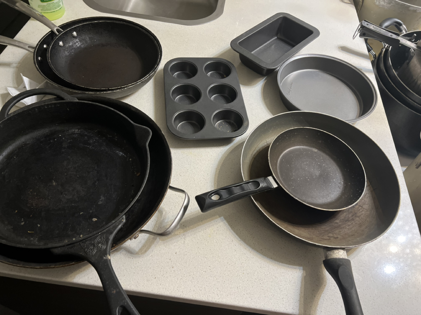 $20 for all Pots and pans