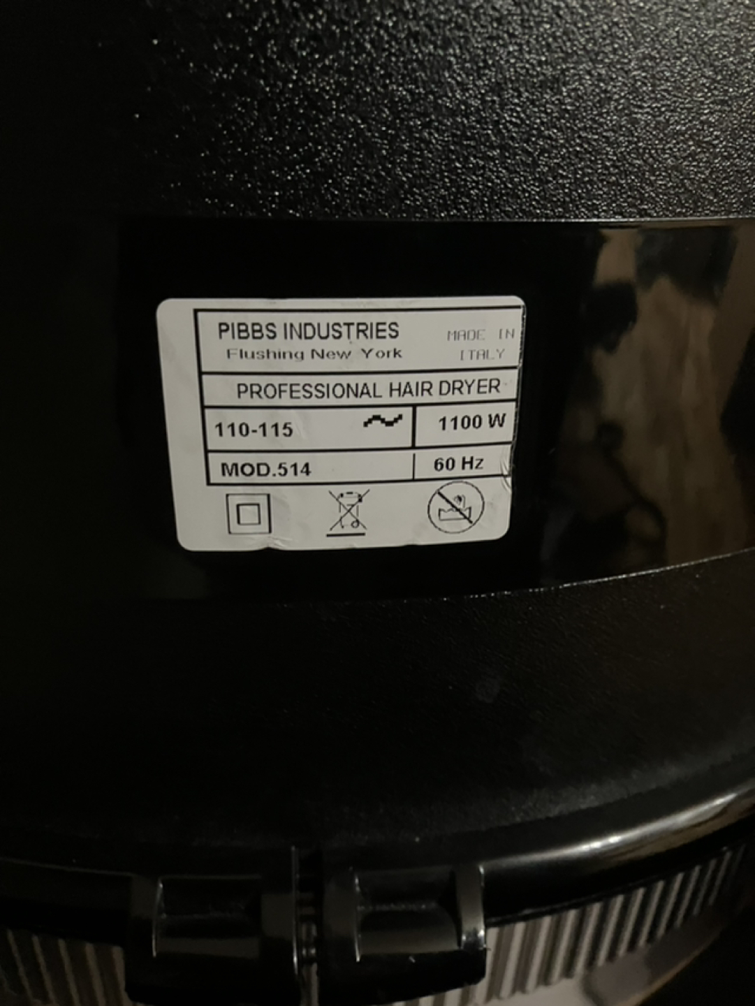 Pibbs Professional Portable Hooded Hair Dryer - photo 4