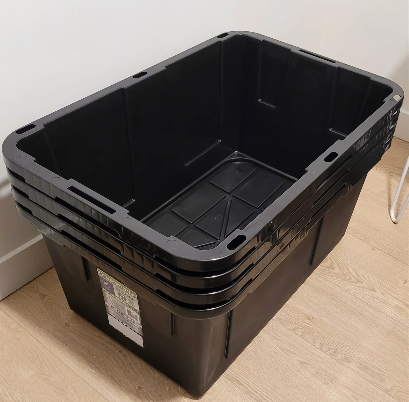 ($200->$40)  이사박스 storage totes containers 27gallon - photo 5