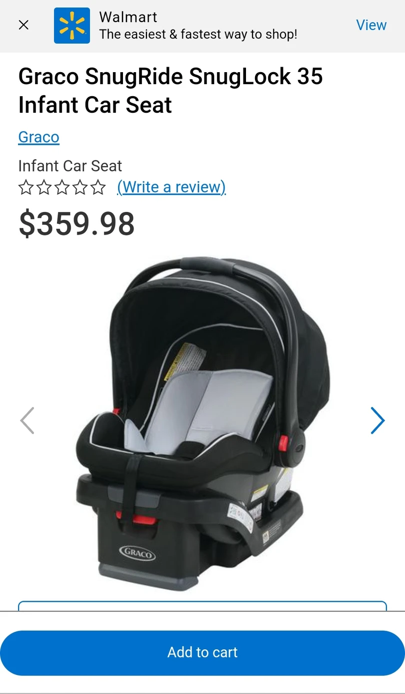 Graco Snuglock Snugride 35 Infant car seat with optional base - photo 2