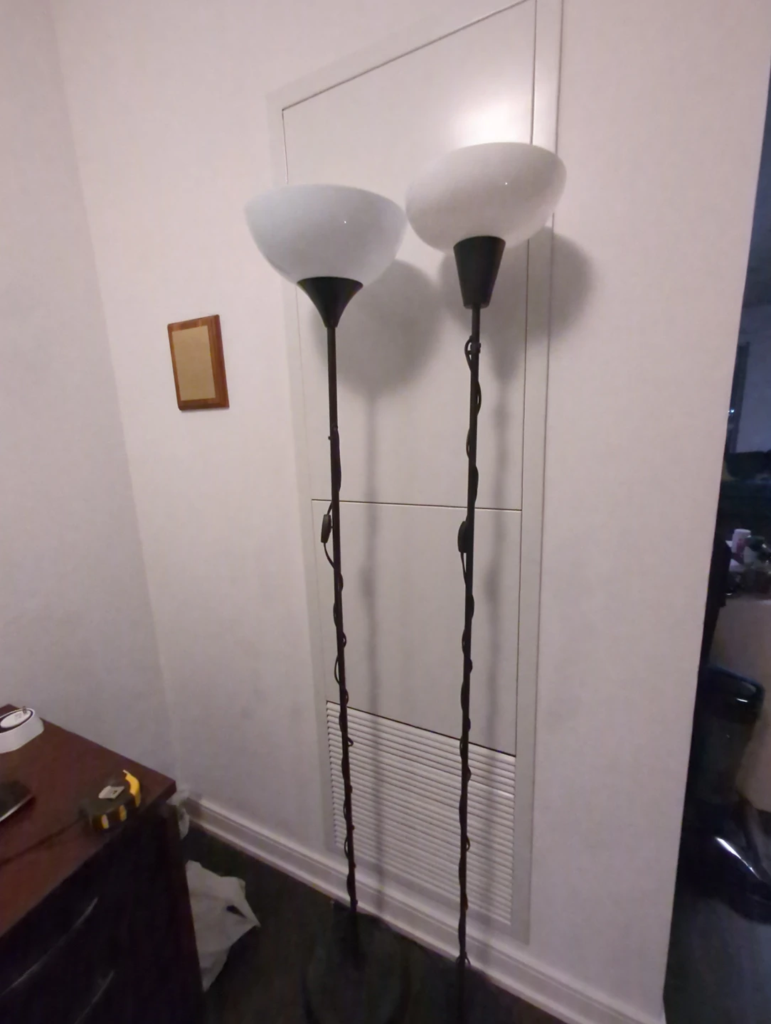 Two IKEA lamps