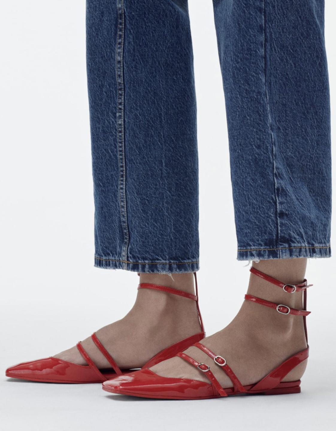 Zara Strappy Flat Shoes - New image indicator(9)