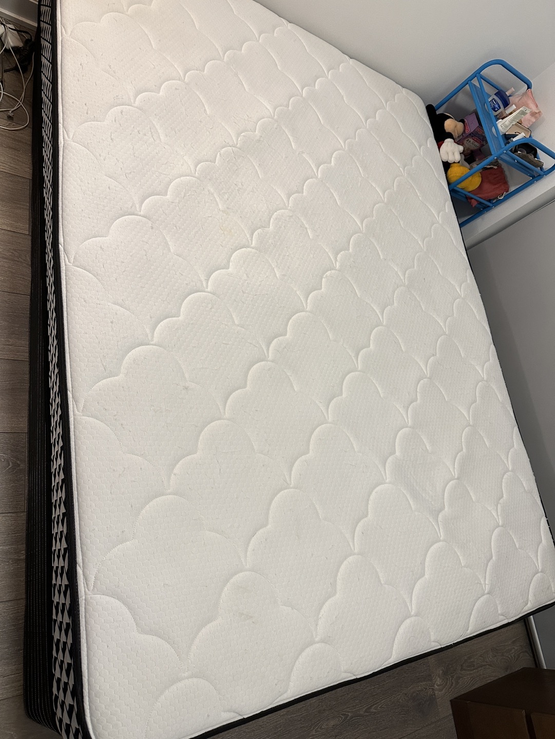Queen size mattress with box thumbnail