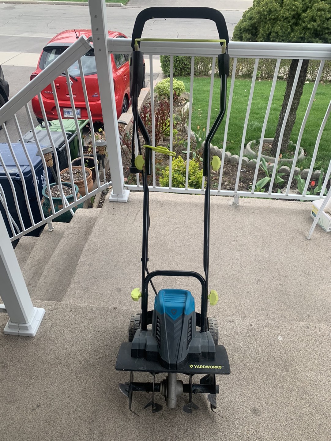 Used garden cultivator
