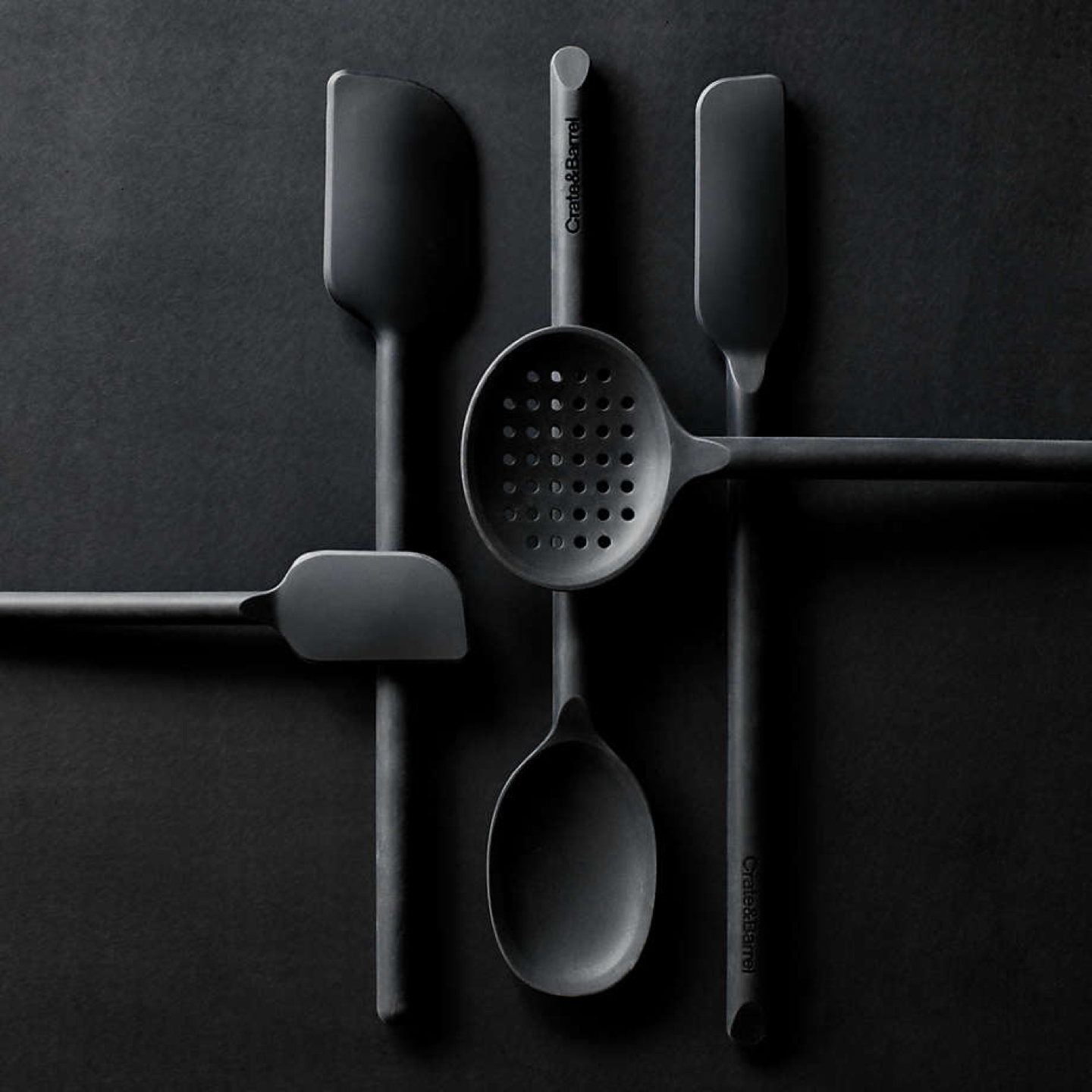 Crate & Barrel Black Silicone Utensils - photo 2