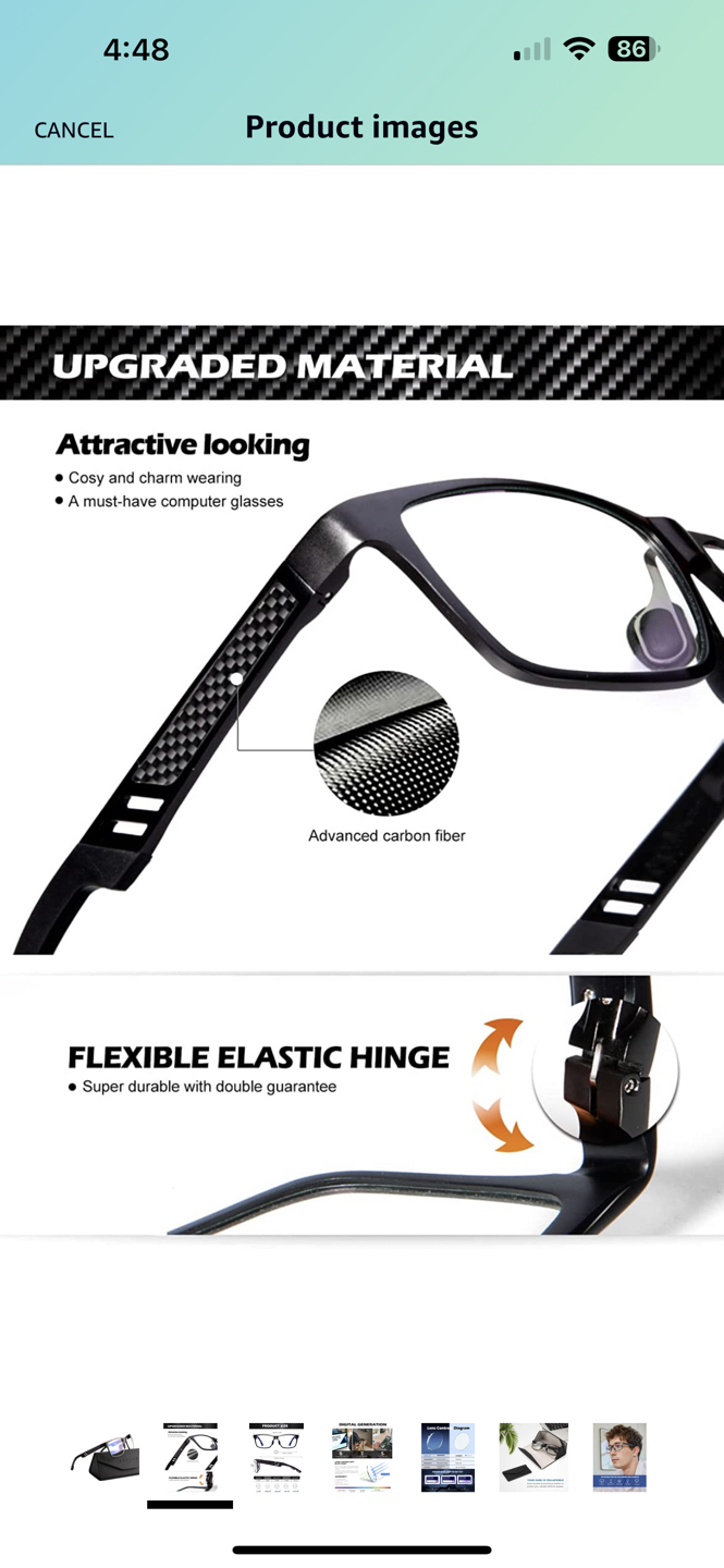 New Blue Light Glasses Men Women - photo 2