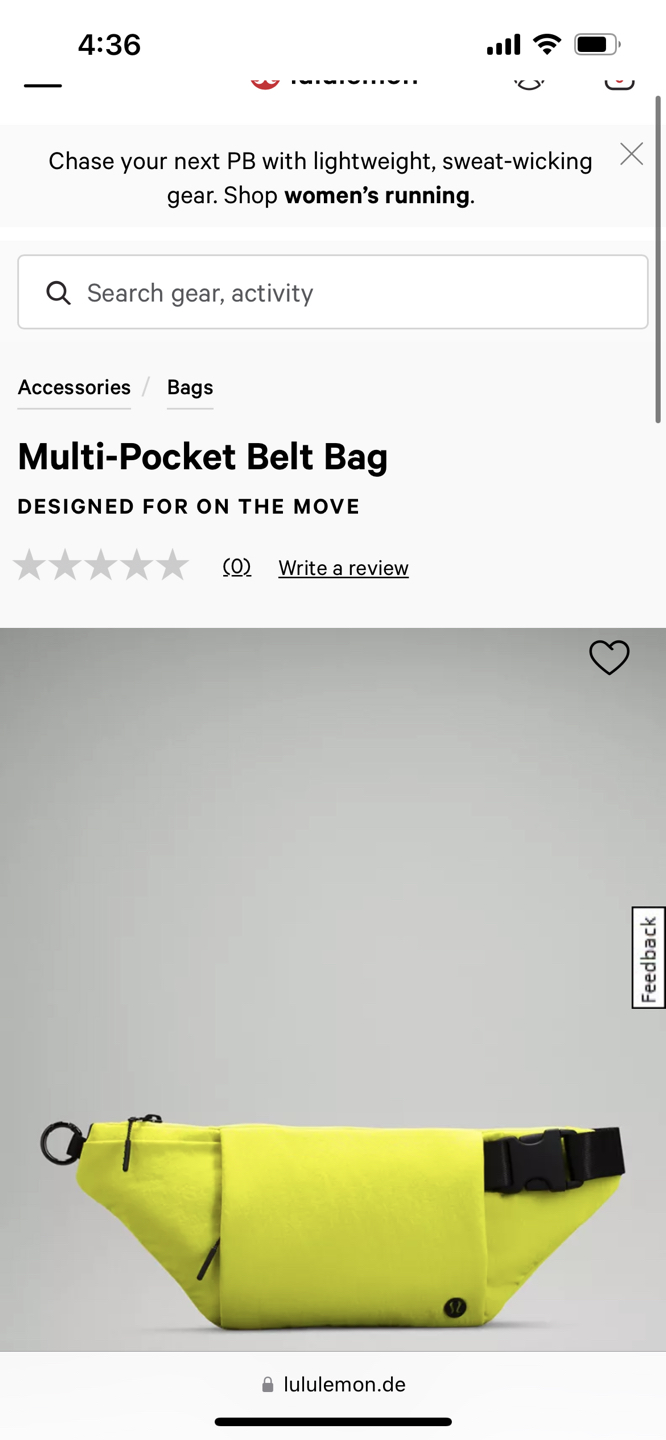 Lululemon Fanny pack