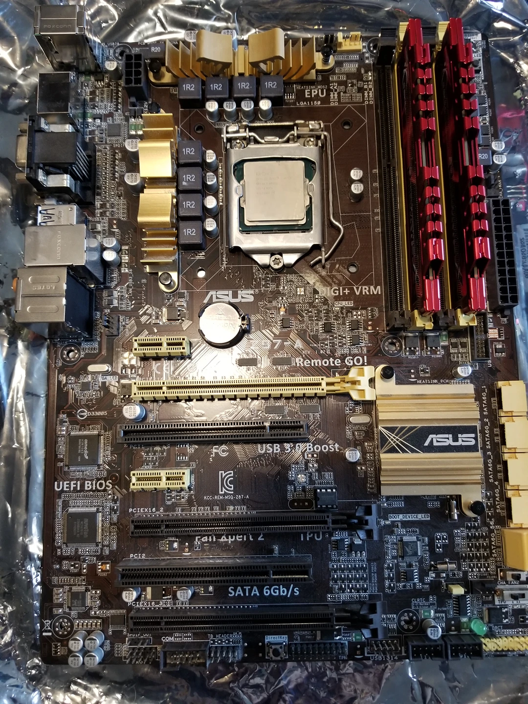 Asus Z87-A motherboard thumbnail