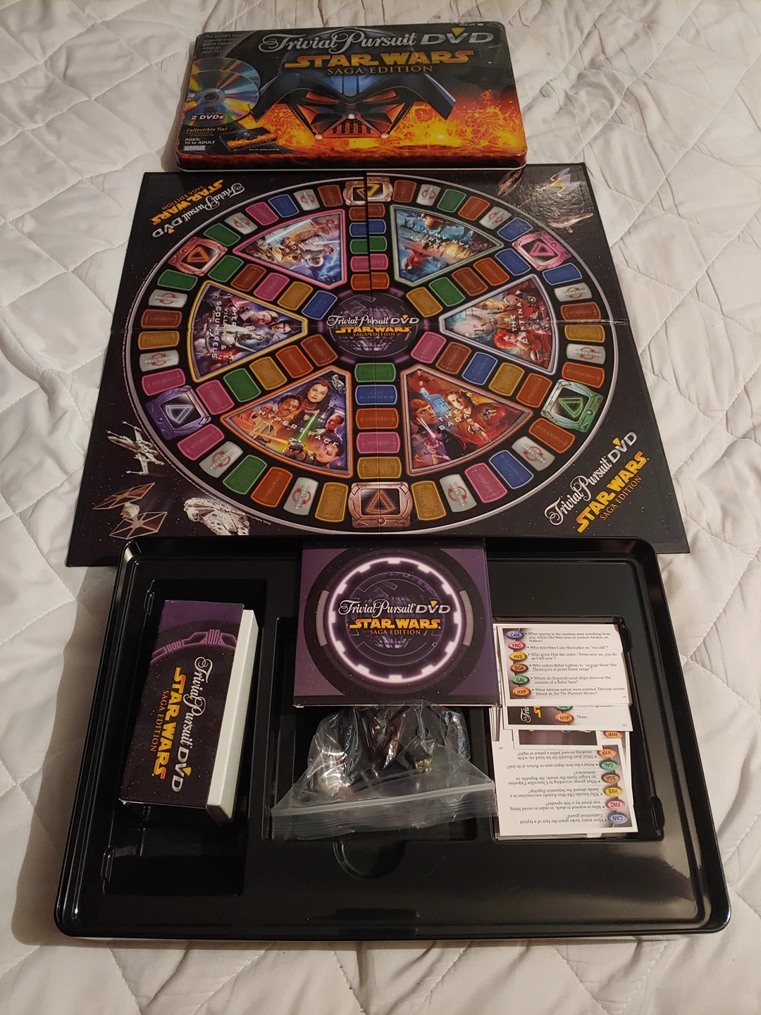 Star Wars Trivial Pursuit DVD Saga Edition Board Game thumbnail