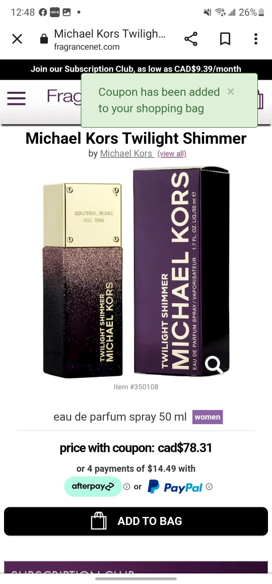 michael kors twilight shimmer 100ml thumbnail