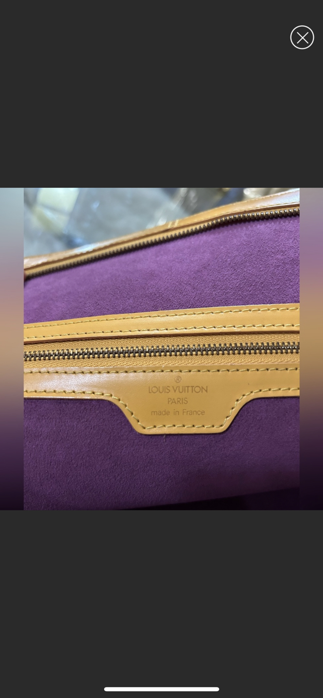 Authentic Louis Vuitton Epi Lussac Mustard Yellow Bag - photo 4