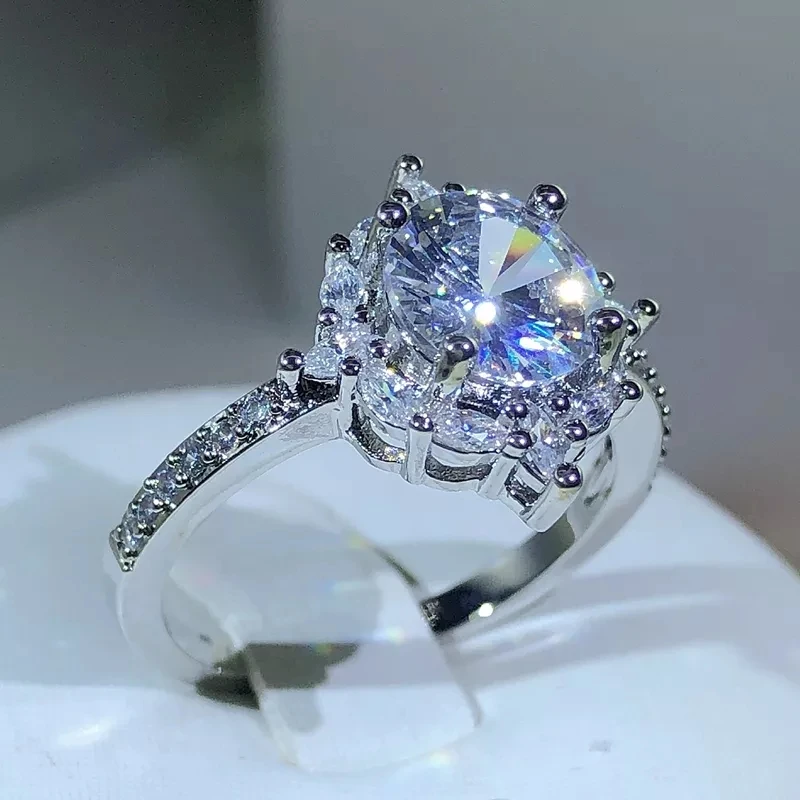 Brand New Sterling Silver 925st Cubic Zirconia ring. image indicator(4)