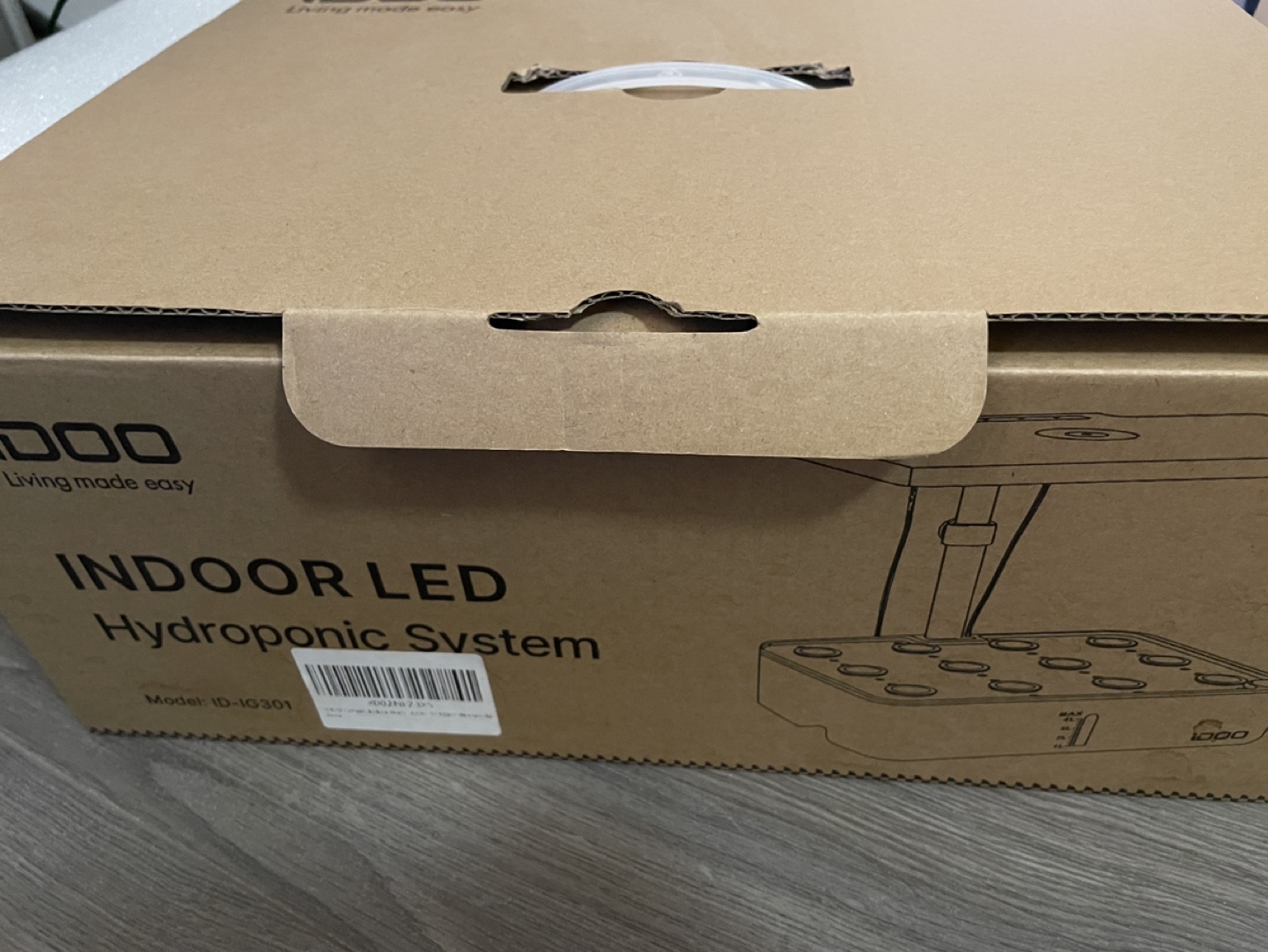 IDOO hydroponic growing system with water pump, fan &LED light - photo 5