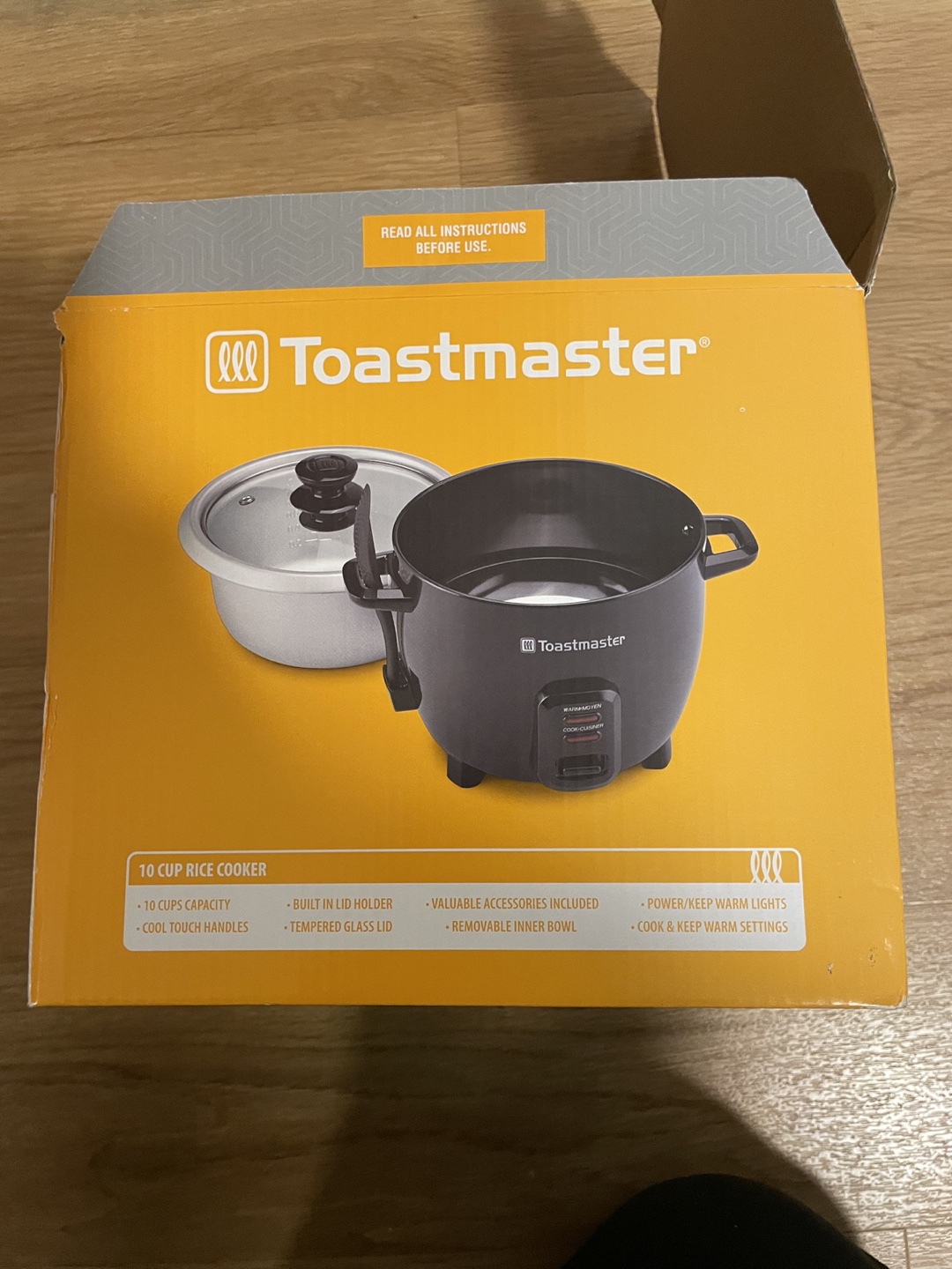 TOASTMASTER 10 CUP RICE COOKER image indicator(9)
